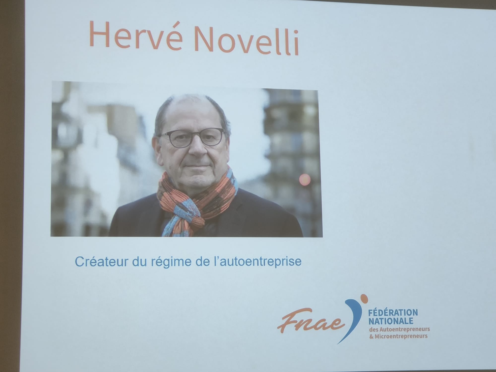 Hervé Novelli - créateur du régime de l'autoentreprise
